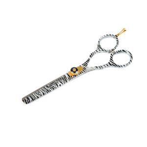 Thinning Titanium Scissors Zebra 5.5" - Image 1