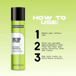 Osmo Day 2 Styler Dry Shampoo 200ml (Dry Shampoo) - Image 2