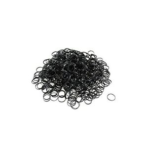 Hair Elastic Bands Large Black 40 pcs. - Image 1