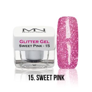 MN Glitter Gel Sweet Pink 15, 4g - Image 1