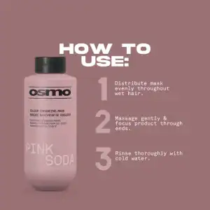 Osmo Pink Soda Mask 400ml - Image 3