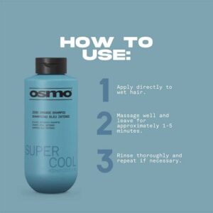 Osmo Super Cool Zero Orange Shampoo 400ml - Image 2